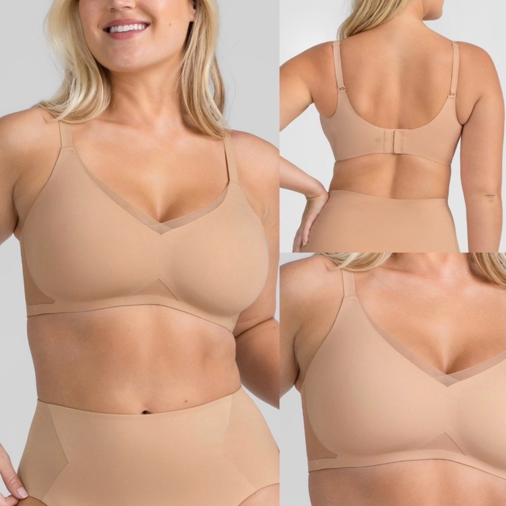 Honeylove Crossover Bra -Size: 1X (fits 40C/D)